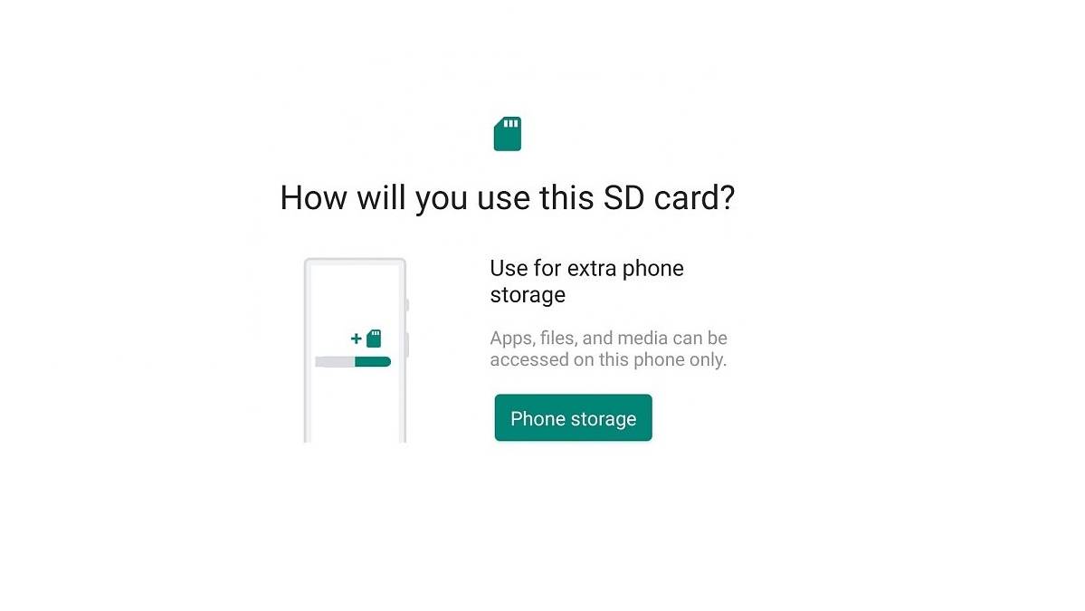 Samsung Android Pie Adoptable Storage