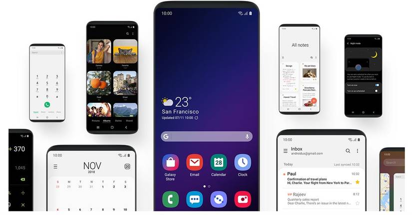 Samsung One UI adaptive battery galaxy note 9 galaxy s9