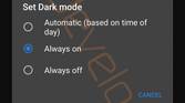 Android Q Dark Mode