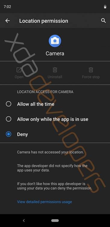 Android Q Permissions