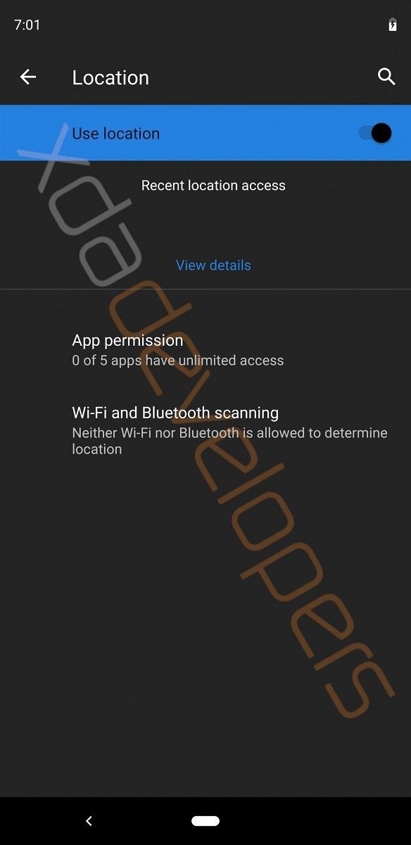 Android Q Permissions