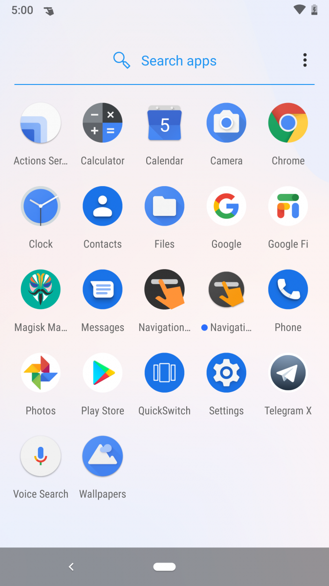 OnePlus Launcher on Android Pie devices