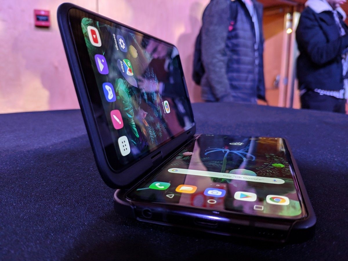 The LG V50's Dual Screen Attachment is LG's Foldable Phone Answer