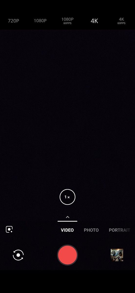 OnePlus 6T video resolution options