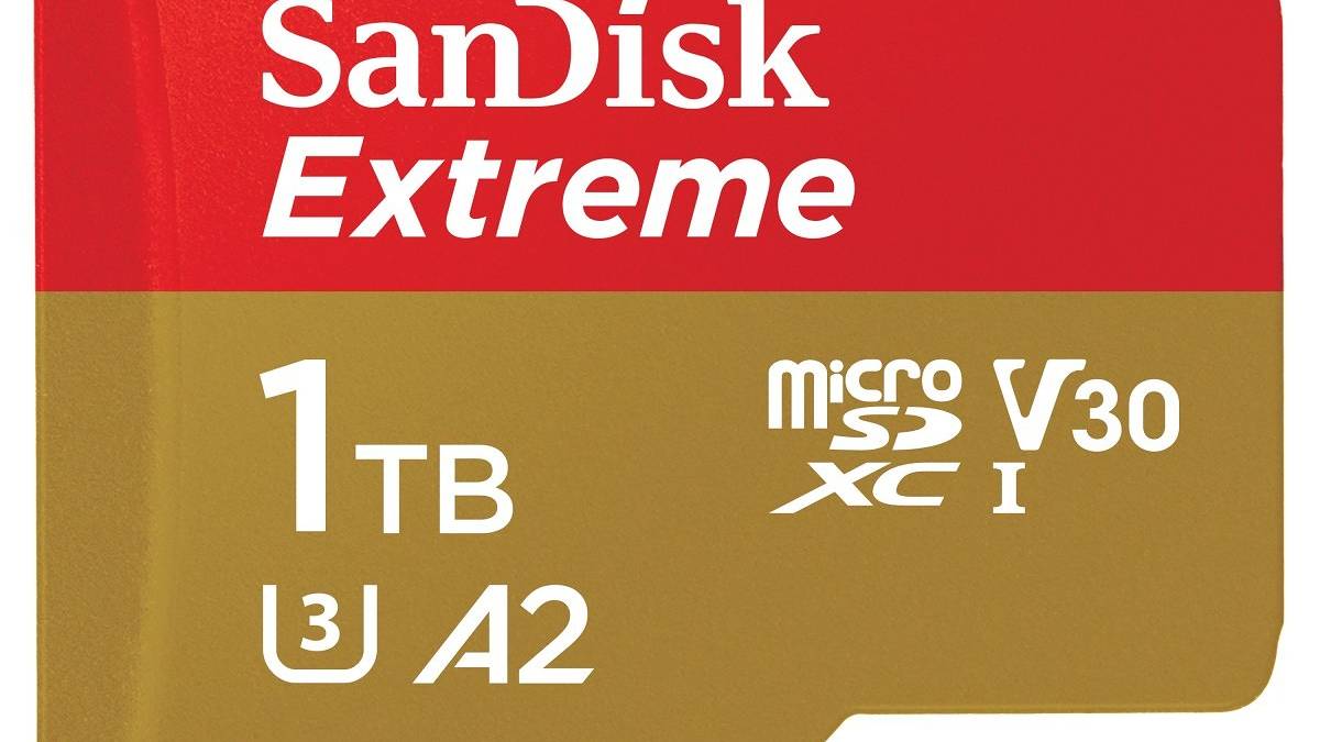 SanDisk Extreme 1TB UHS-1 microSD card
