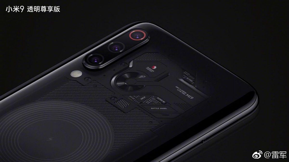 The Xiaomi Mi 9 Transparent Edition will have a whopping