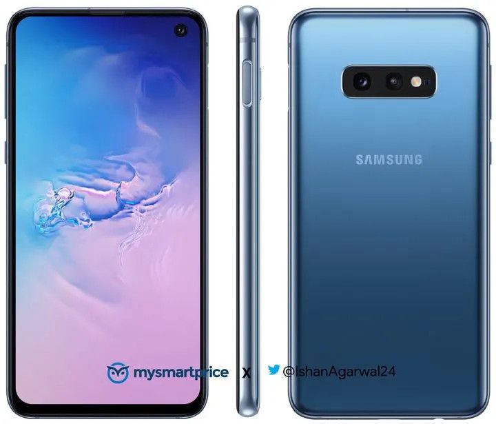 Samsung Galaxy S10 shown off in Prism Blue color