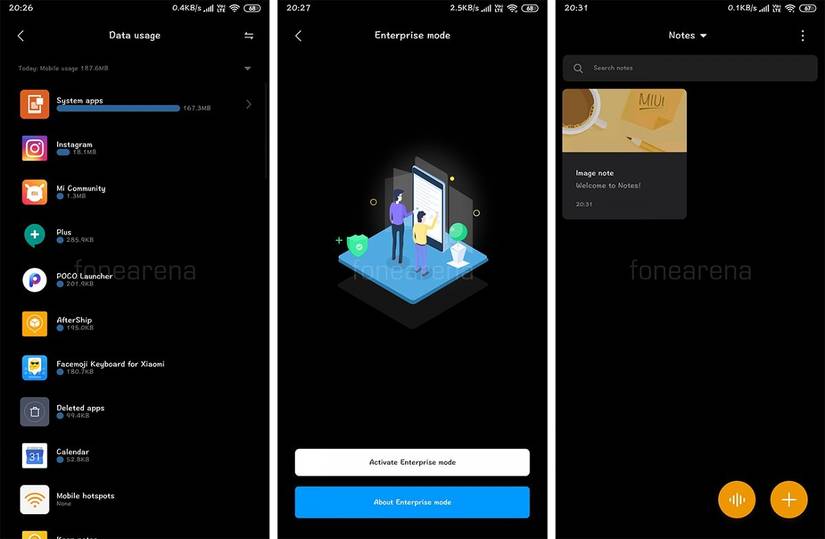 miui 10 global beta dark theme
