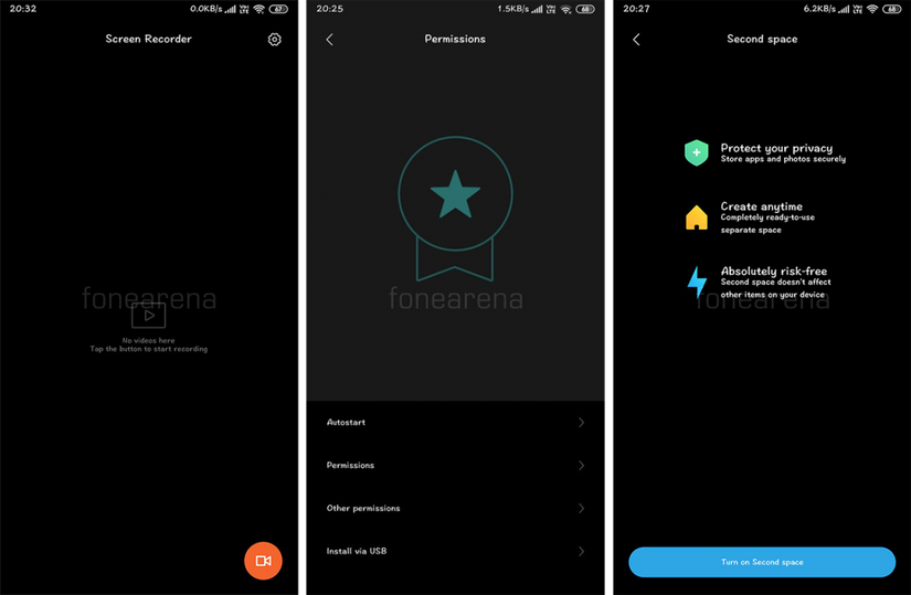 miui 10 global beta dark theme