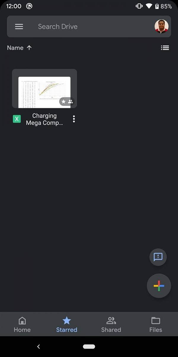 Google Drive Dark Theme