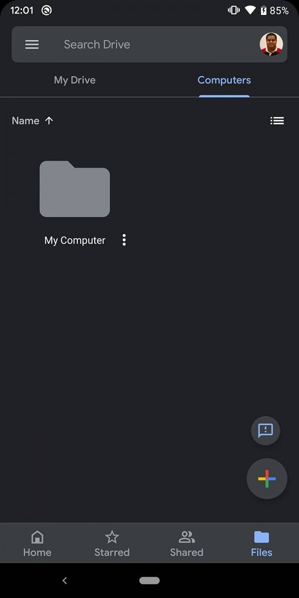 Google Drive Dark Theme