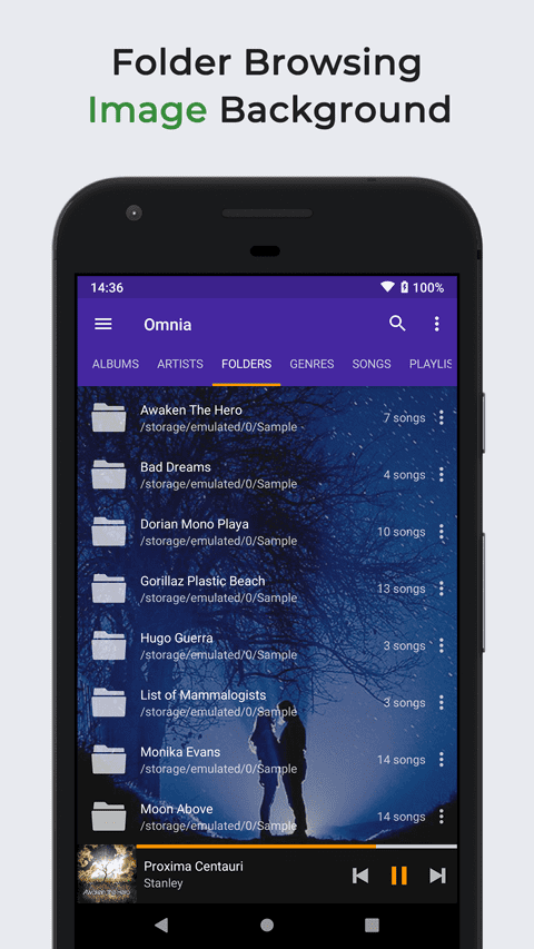 Omnia Music Player is a new Material Design audio player with Google ...