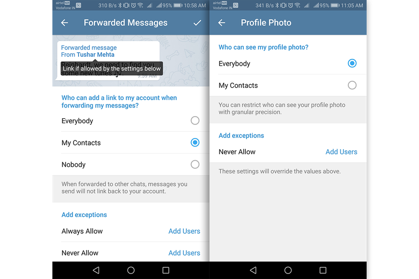 telegram 5.5 profile picture