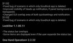 Good Lock Changelog nicelock