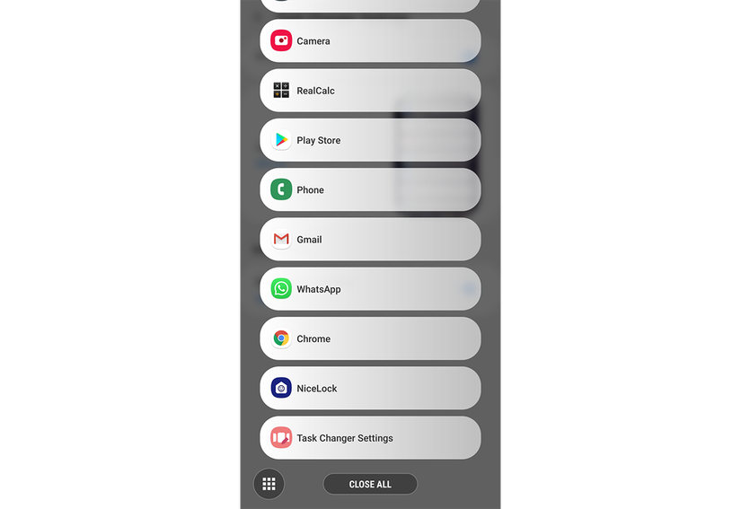 Good Lock recents