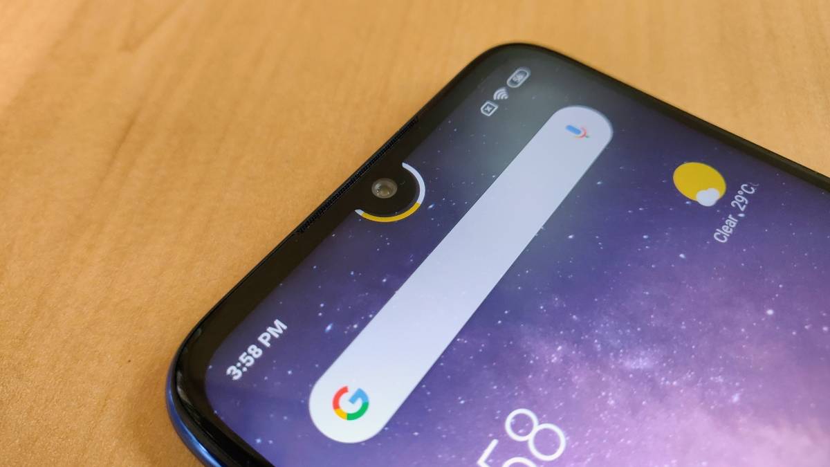 Notch Pie adds a battery indicator to the waterdrop notch of the Redmi ...