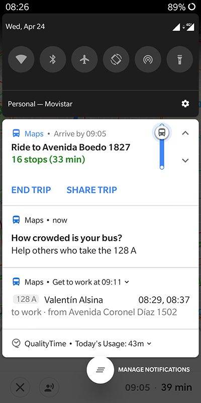 google maps bus seats