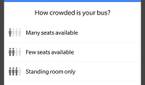 google maps bus seats