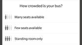 google maps bus seats