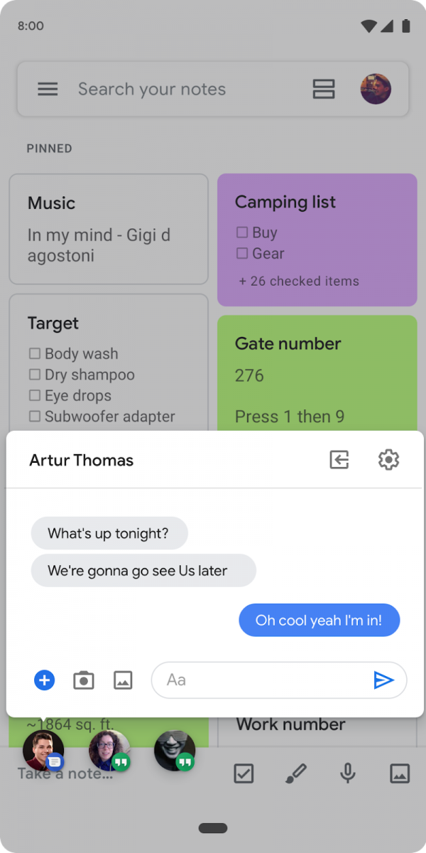 Android Q bubbles API