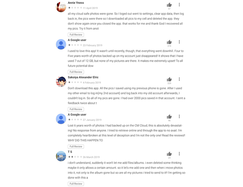 quickpic feedback play store