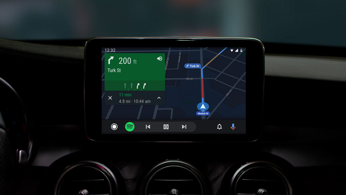 Android Auto Current Visual Language Android Auto is getting a big redesign with a dark theme