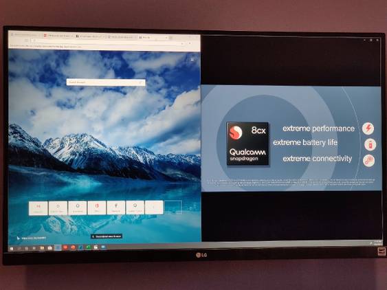 Chromium-based Edge browser and Video playback on the Snapdragon 8cx running Windows 10