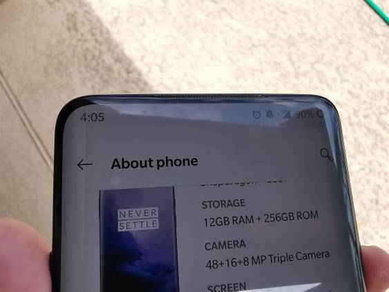 OnePlus 7 Pro in Nebula Blue