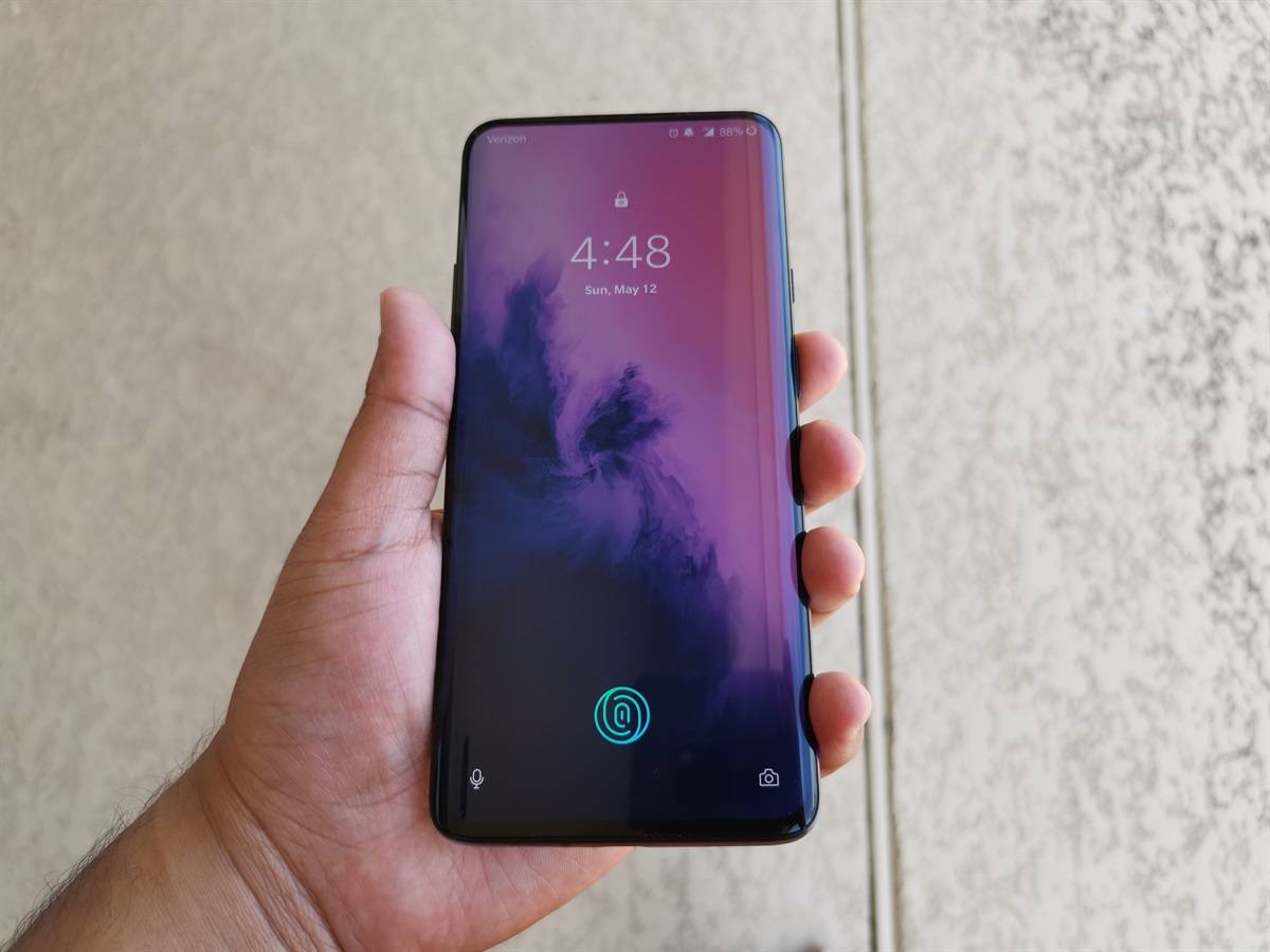 OnePlus 7 Pro in Nebula Blue