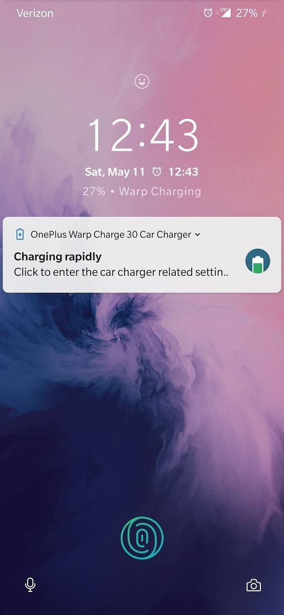 Warp Charge 30 Car Charger Driving Mode