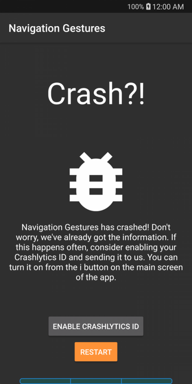 navigation gestures