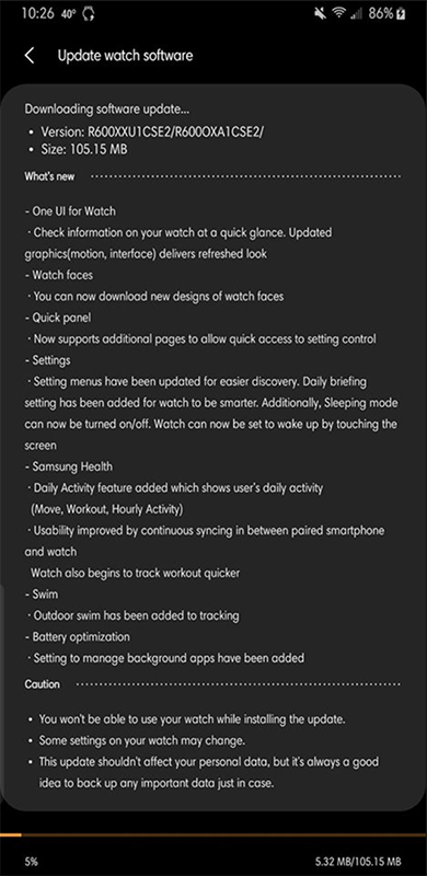 galaxy watch one ui gear s3 sport