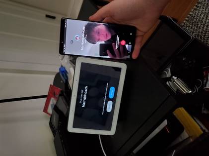 Calling Google Home with Google Duo