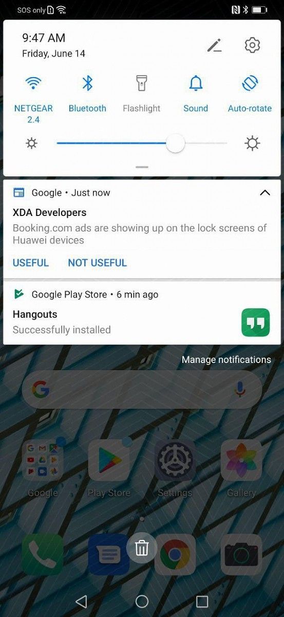 EMUI 10 notifications