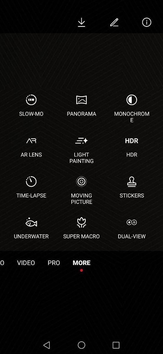 Huawei P30 Pro camera app 1