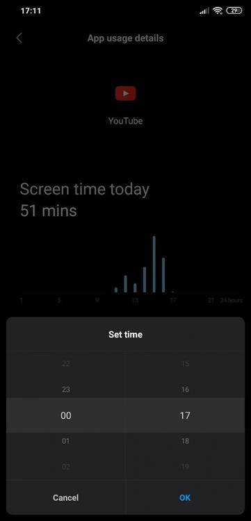miui digital wellbeing screen timer