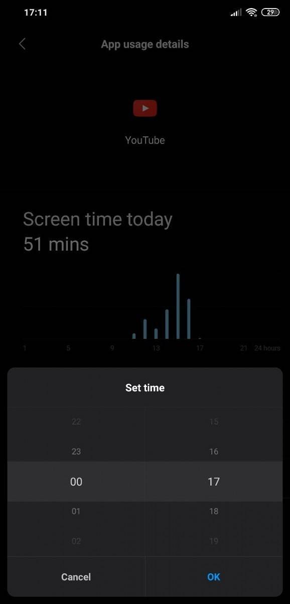 miui digital wellbeing screen timer