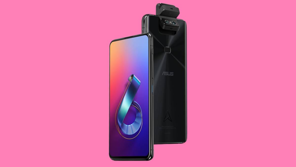 ASUS ZenFone 6 on pink background Android 11 stable update