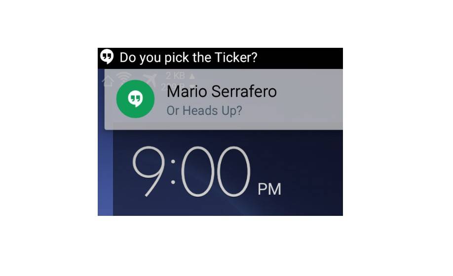 How to recreate Android's old notification ticker using Tasker
