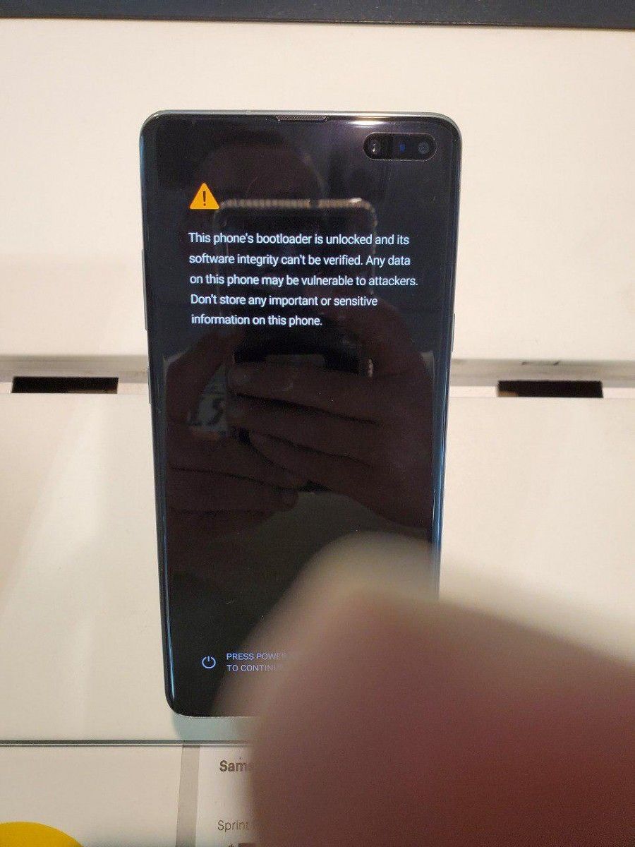 The Sprint 5G Samsung Galaxy S10 can be bootloader unlocked