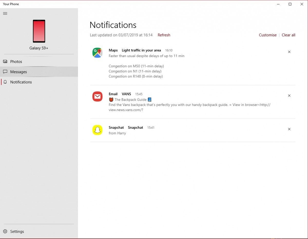 Your Phone Notifications