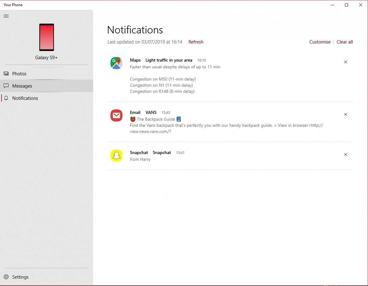 Your Phone Notifications