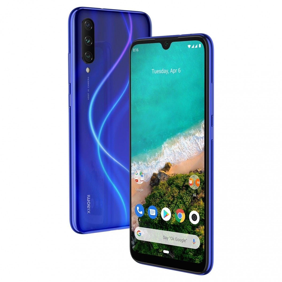 ANDROID - Xiaomi Mi A3 64GB（Blue） Xiaomi Mi A3 4GB RAM, 64 GB (Not Just Blue) - 93Mobiles