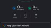 google fit dark theme