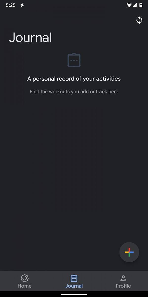 google fit dark theme