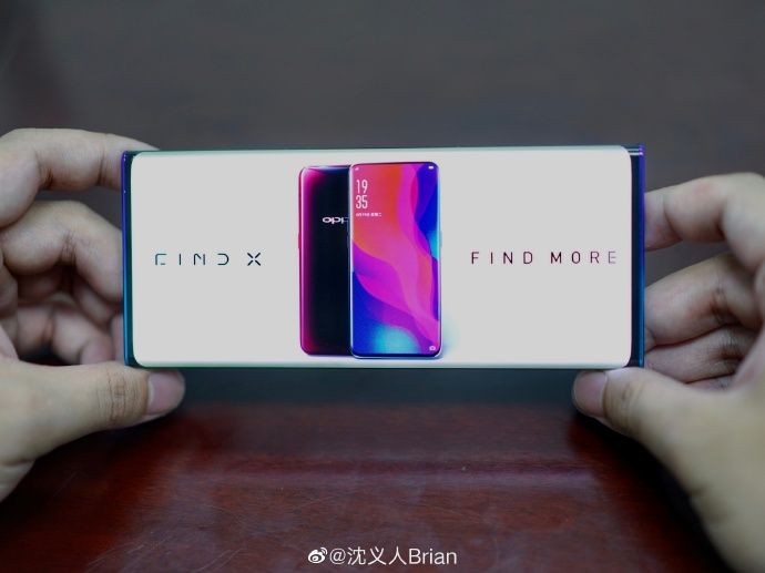 OPPO find x curved display