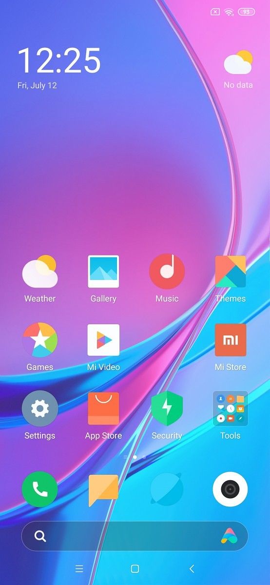 Android Q MIUI Xiaomi Mi 9 Launcher
