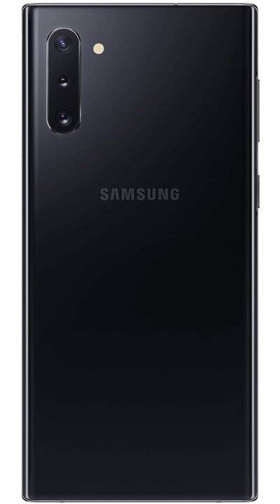 Black Note 10 Back