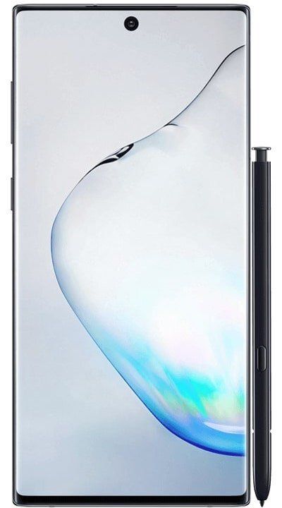 Black Note 10 Front