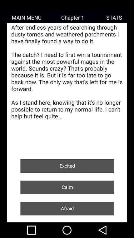 Magium is a Choose Your Own Adventure style text-based story game